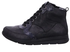 Waldläufer Schnür-Stiefeletten schwarz 2XBRONX NAJA TAIPEI BRONX-Damen Sneaker & Schnürer