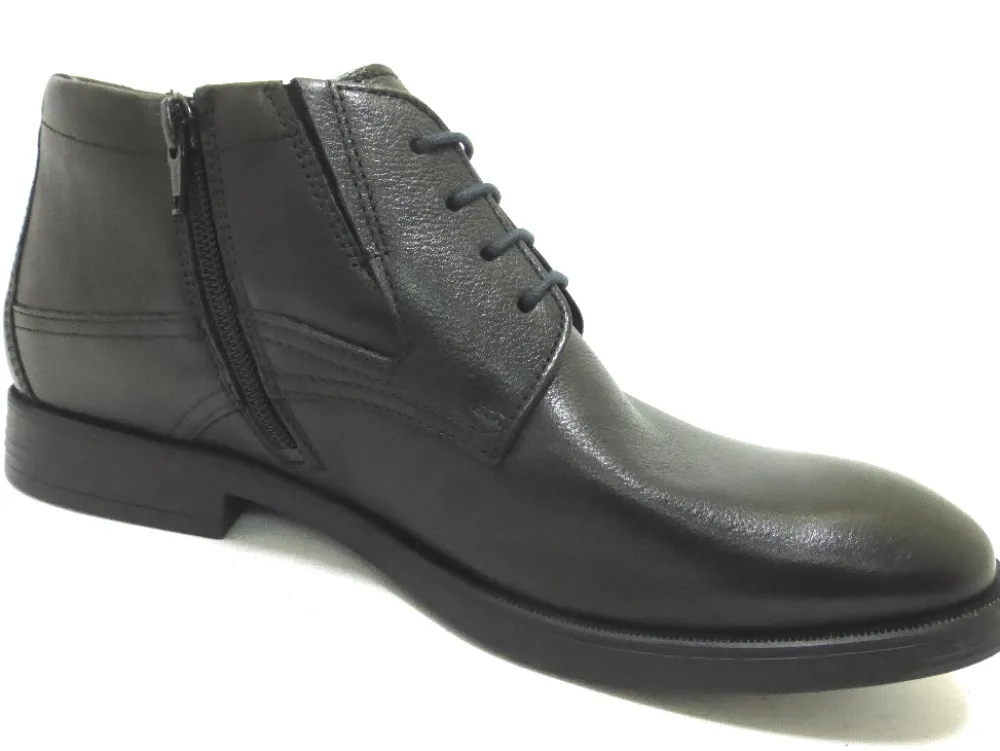 Sioux Schnür-Stiefeletten schwarz-Herren Stiefel & Stiefeletten