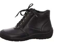 Waldläufer Schnür-Stiefeletten schwarz Hesna schwarz Memphis-Damen Sneaker & Schnürer