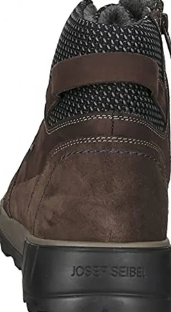 Josef Seibel Schnür-Stiefeletten schwarz-Herren Stiefel & Stiefeletten