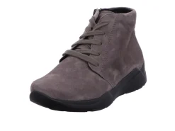 Semler Schnür-Stiefeletten taupe SAMT-CHEVRO-Damen Sneaker & Schnürer