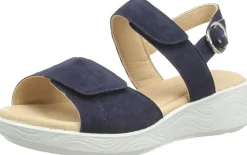 Superfit Sling-Pumps blau-Damen Sandalen