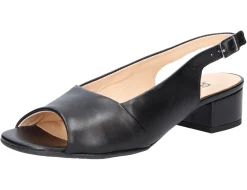 Sioux Sling-Pumps schwarz Zippora Peep-Toe schwarz-Damen Pumps