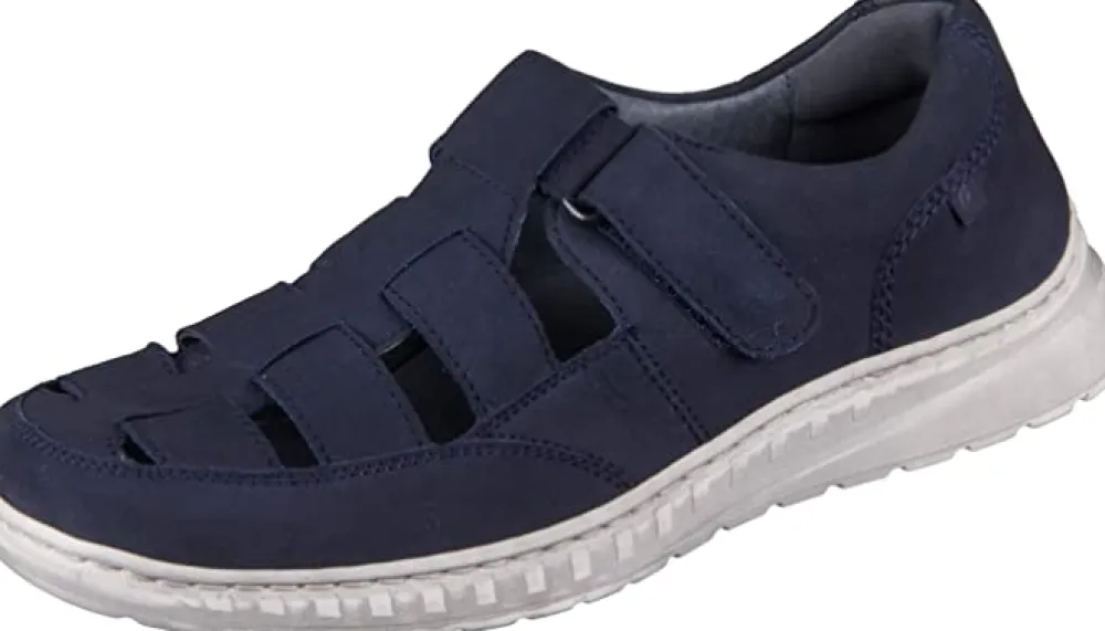 Waldläufer Sportliche Slipper blau-Herren Slipper