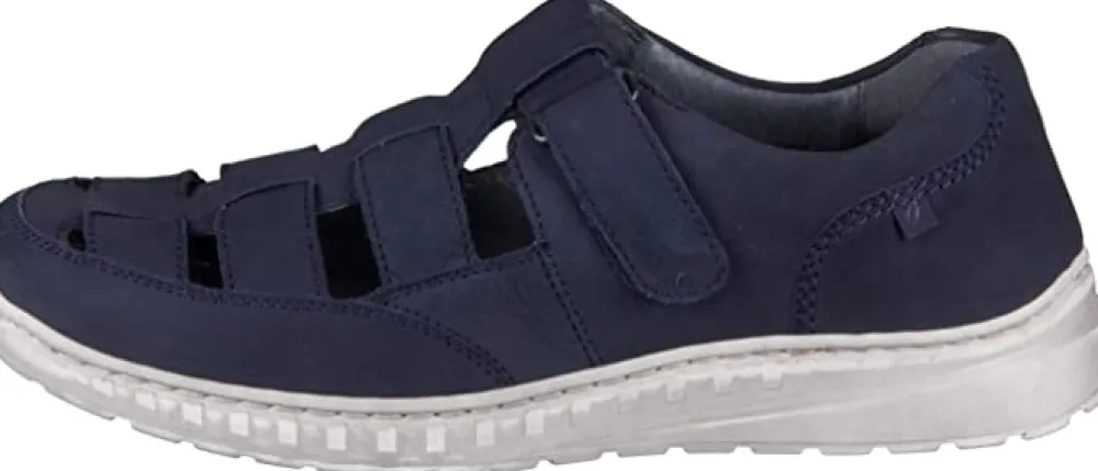 Waldläufer Sportliche Slipper blau-Herren Slipper