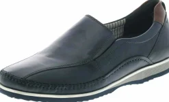 Sioux Sportliche Slipper blau-Herren Slipper