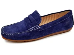 Sioux Sportliche Slipper blau-Damen Slipper