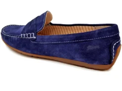 Sioux Sportliche Slipper blau-Damen Slipper