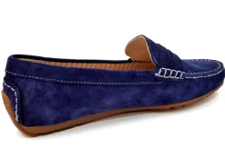Sioux Sportliche Slipper blau-Damen Slipper