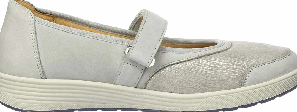 Ganter Sportliche Slipper grau-Damen Slipper