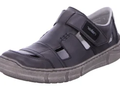 Rieker Sportliche Slipper grau-Herren Sandalen