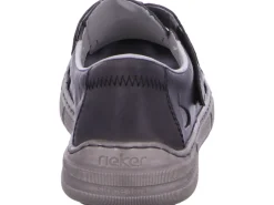 Rieker Sportliche Slipper grau-Herren Sandalen