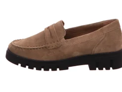 Waldläufer Sportliche Slipper grau 723502-Damen Slipper