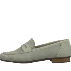 Rieker Sportliche Slipper grün-Damen Slipper