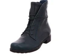 Think Stiefeletten blau Denk-Damen Stiefel & Stiefeletten