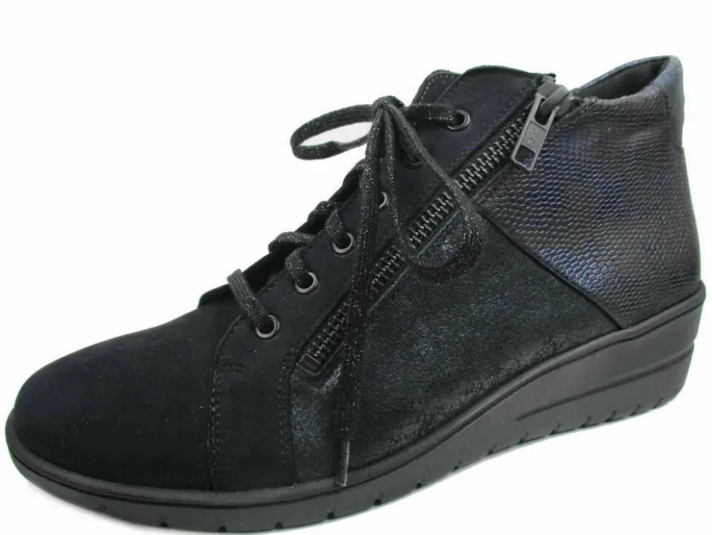 Solidus Stiefeletten blau Helia-Damen Sneaker & Schnürer