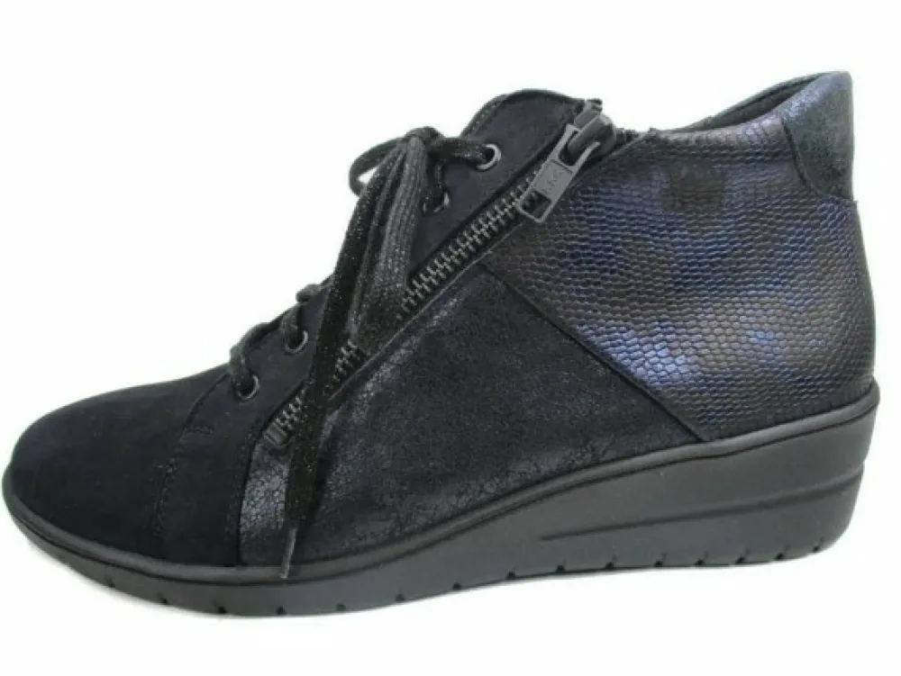 Solidus Stiefeletten blau Helia-Damen Sneaker & Schnürer
