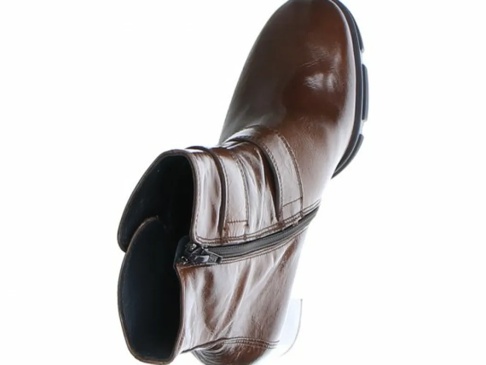 Paul Green Stiefeletten braun Stiefelette sportlich-Damen Stiefel & Stiefeletten