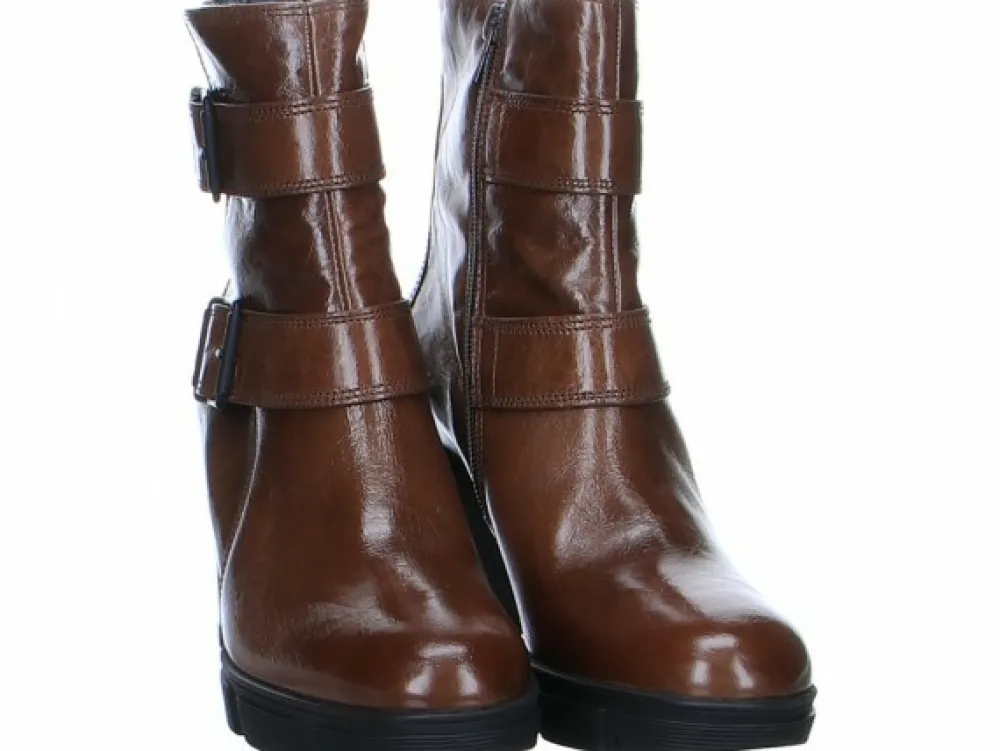 Paul Green Stiefeletten braun Stiefelette sportlich-Damen Stiefel & Stiefeletten