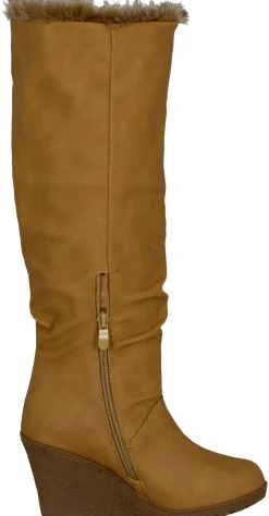 LOVENESS Stiefeletten braun Winterstiefel von-Damen Stiefel & Stiefeletten