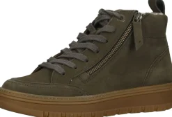 Paul Green Stiefeletten grün Sportnub/Napm. military/messin-Damen Stiefel & Stiefeletten