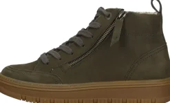 Paul Green Stiefeletten grün Sportnub/Napm. military/messin-Damen Stiefel & Stiefeletten