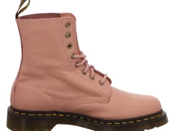 Dr. Martens Stiefeletten rose Schnürstiefel Boots Damen Orange 1460 Pa-Damen Stiefel & Stiefeletten