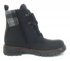 Josef Seibel Stiefeletten schwarz MARTA 52 schwarz/karo-Damen Stiefel & Stiefeletten