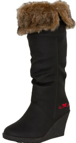 LOVENESS Stiefeletten schwarz Winterstiefel von-Damen Stiefel & Stiefeletten