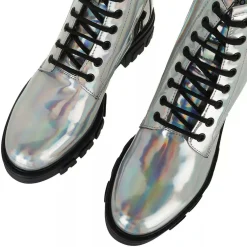 HUGO Stiefeletten silber Axel Bootie-HL 10240648 01-Damen Stiefel & Stiefeletten