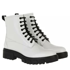Hugo Boss Stiefeletten weiss Axel Bootie-A 10222481 01-Damen Stiefel & Stiefeletten